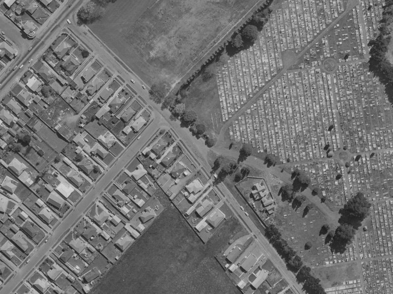 30A Butterfield Avenue from the air, 1970-1974