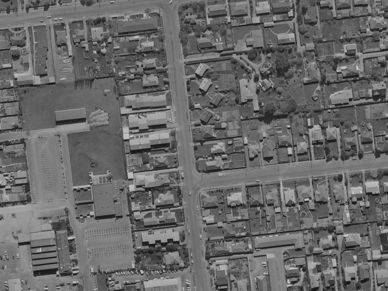 22C Newnham Terrace from the air, 1970-1974