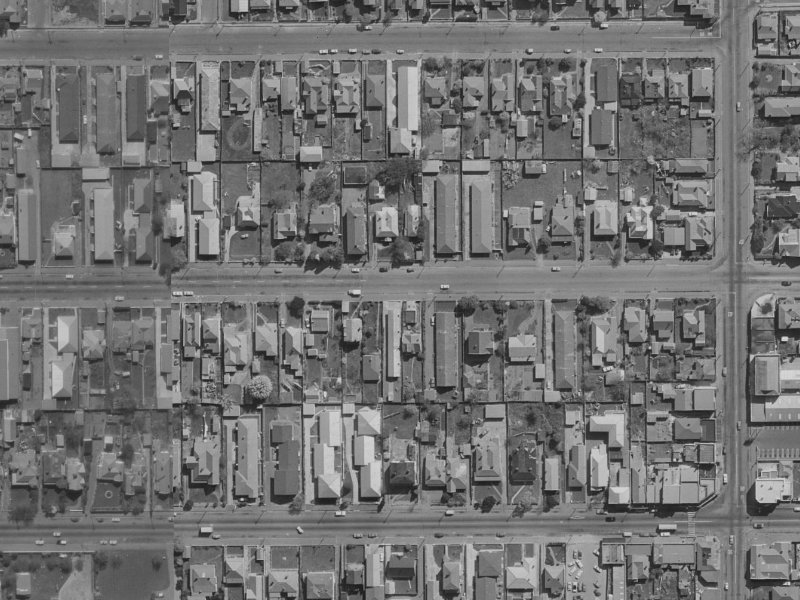 402 Gloucester Street from the air, 1970-1974