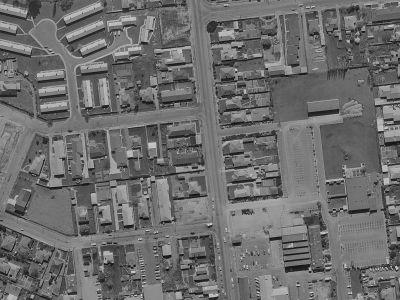 21 Waimairi Road from the air, 1970-1974