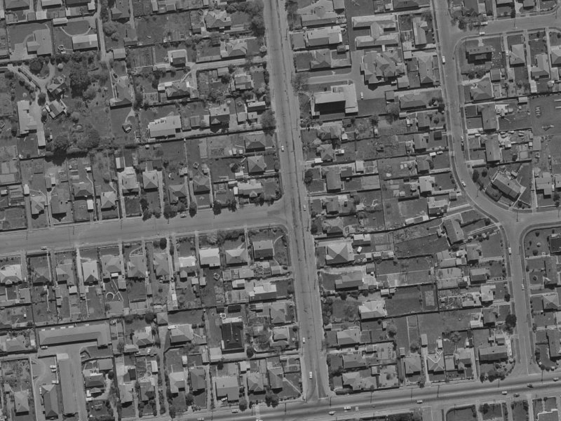 16 Ilam Road from the air, 1970-1974