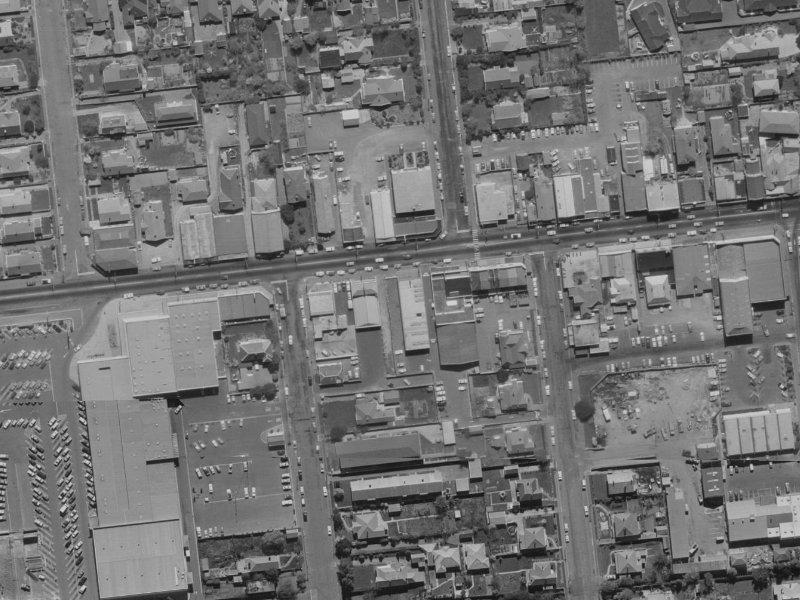 117a Riccarton Road from the air, 1970-1974