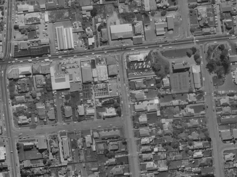 91 Picton Avenue from the air, 1970-1974
