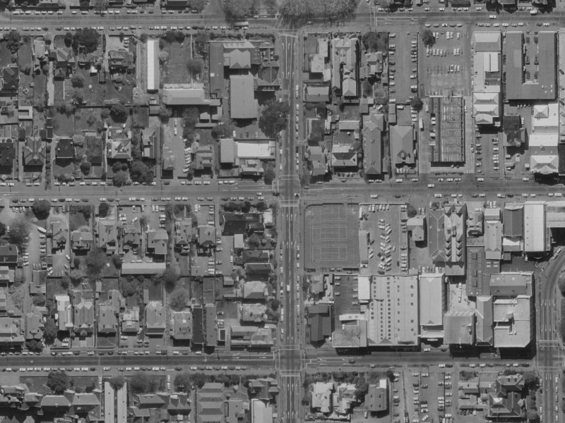 27 Gloucester Street from the air, 1970-1974