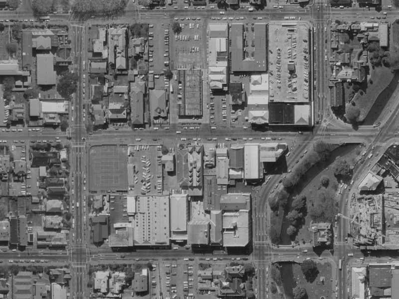 66 Gloucester Street from the air, 1970-1974
