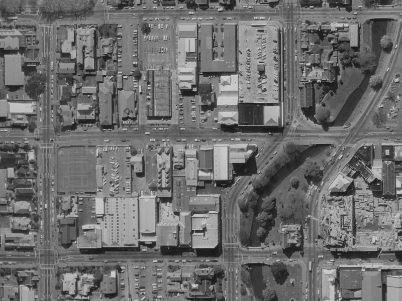72 Gloucester Street from the air, 1970-1974