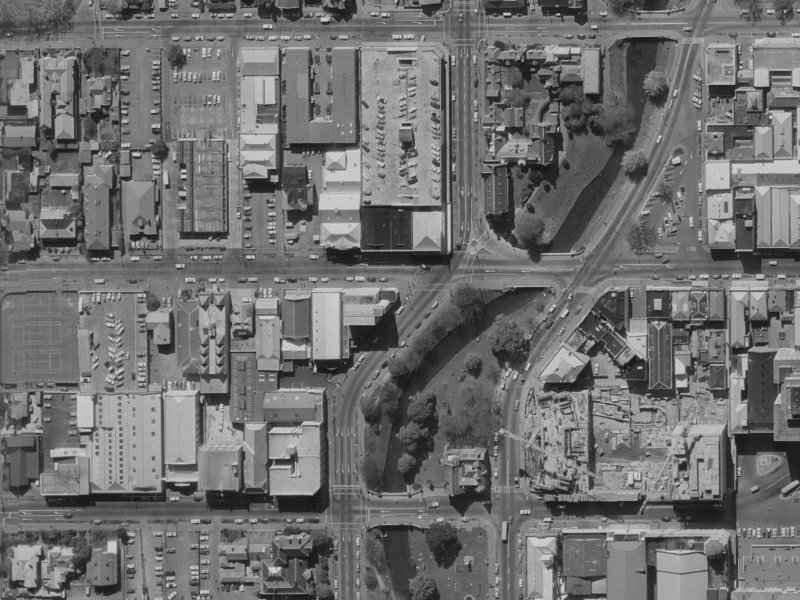 84 Gloucester Street from the air, 1970-1974