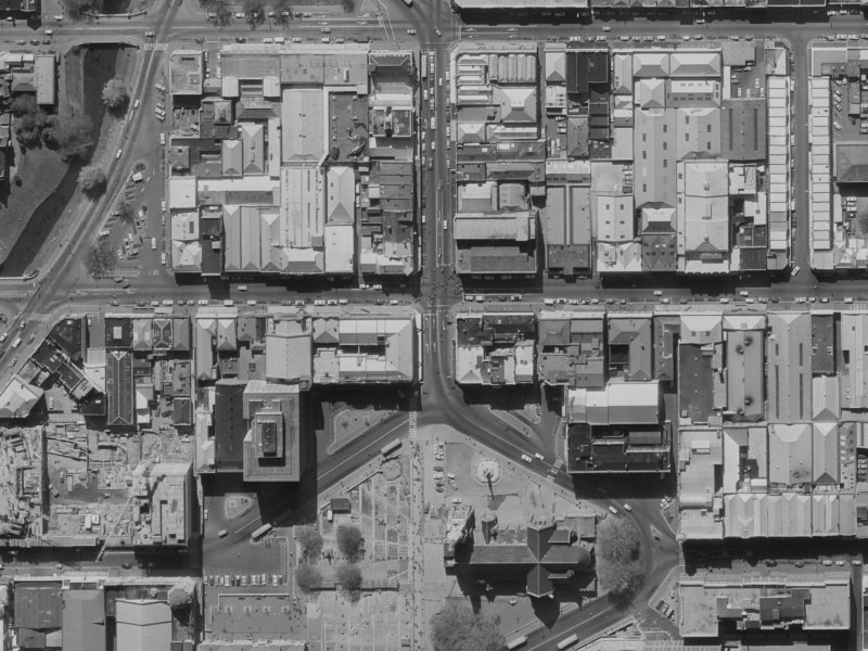 751 Colombo Street from the air, 1970-1974
