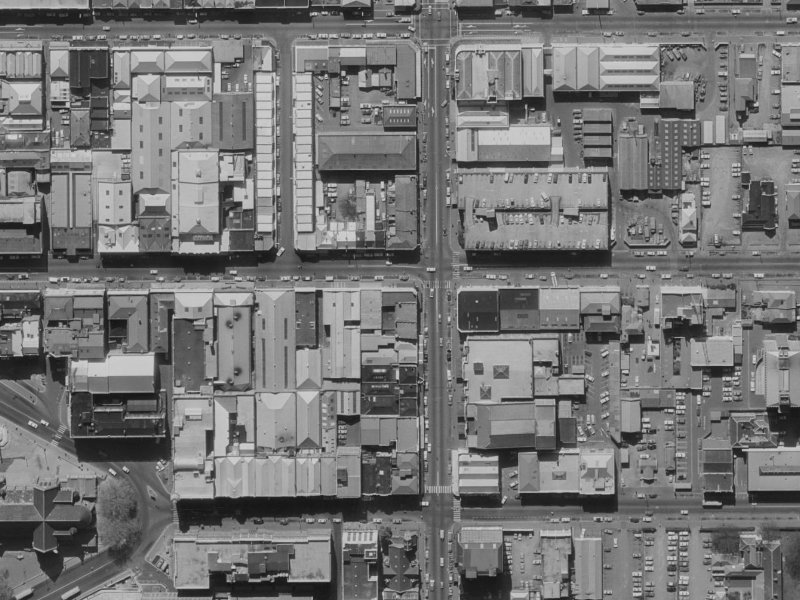 174 Gloucester Street from the air, 1970-1974