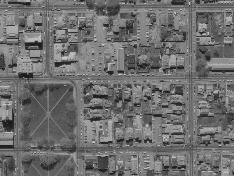 240 Gloucester Street from the air, 1970-1974