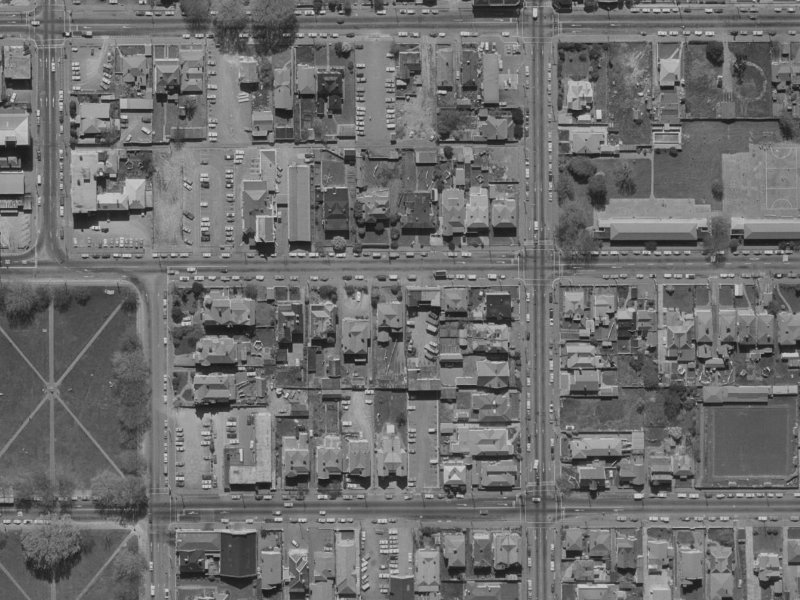 250 Gloucester Street from the air, 1970-1974