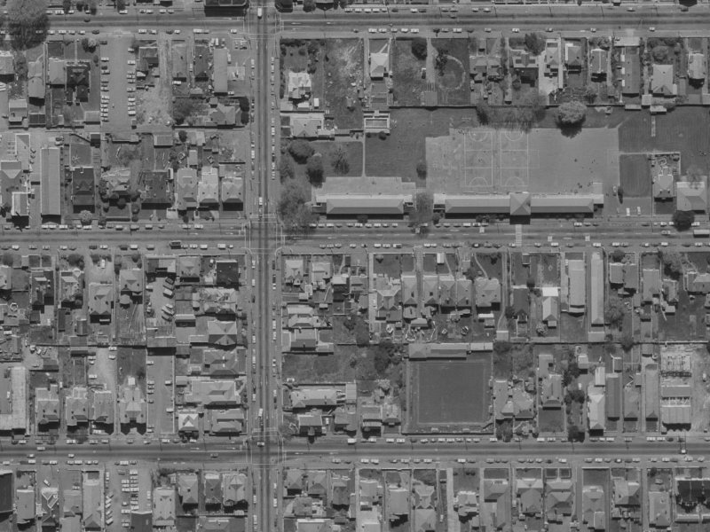 270 Gloucester Street from the air, 1970-1974