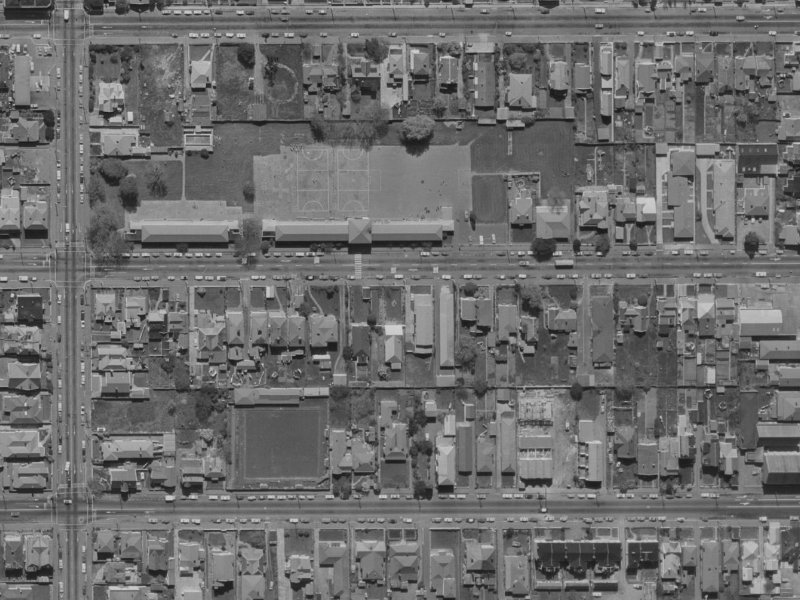 294 Gloucester Street from the air, 1970-1974