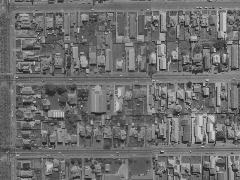 336 Gloucester Street from the air, 1970-1974