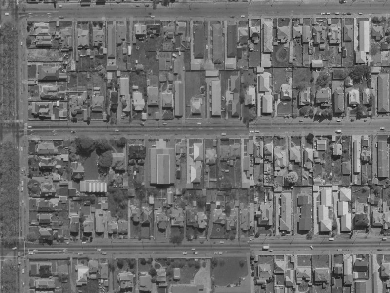 368 Gloucester Street from the air, 1970-1974