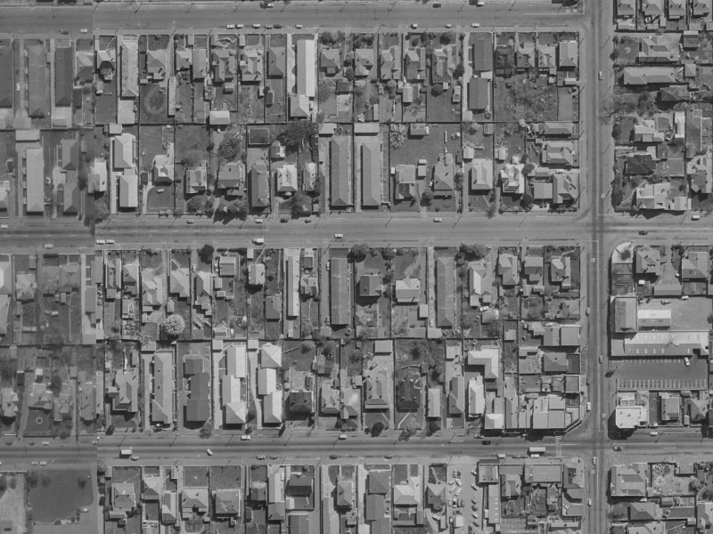 408 Gloucester Street from the air, 1970-1974