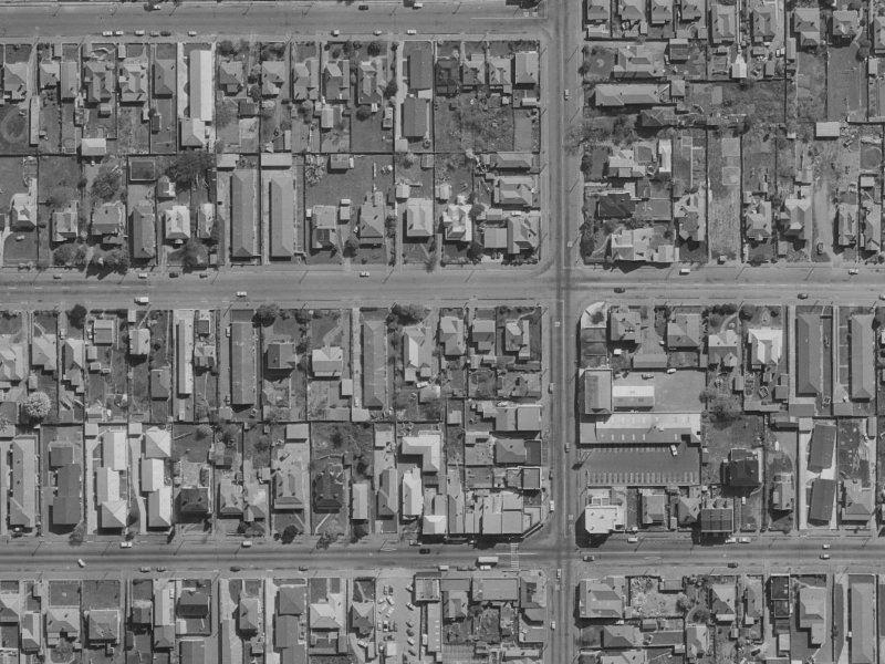 426 Gloucester Street from the air, 1970-1974