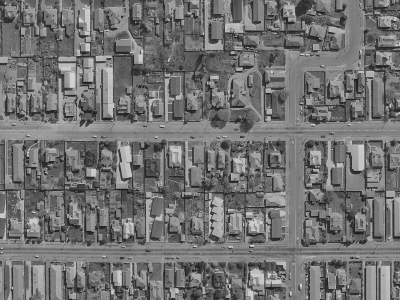 496 Gloucester Street from the air, 1970-1974