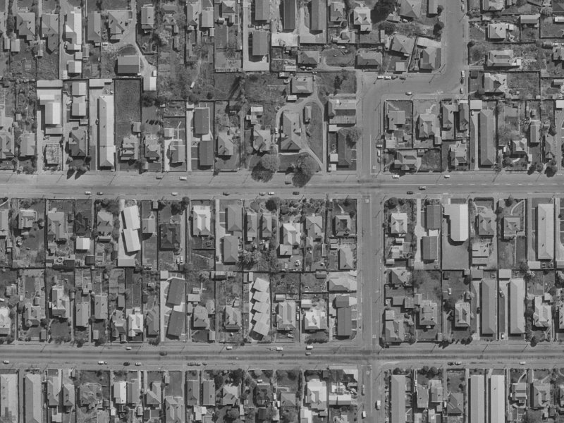 508 Gloucester Street from the air, 1970-1974