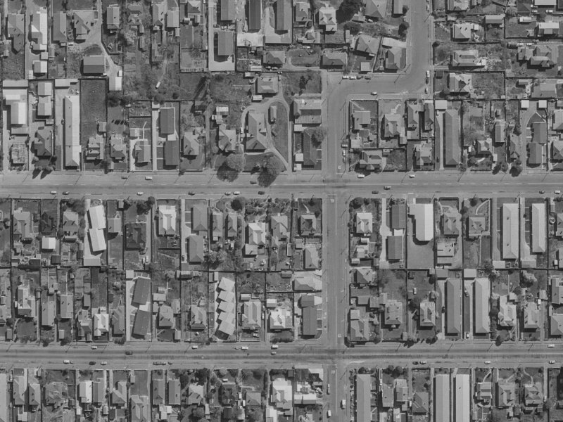 510 Gloucester Street from the air, 1970-1974