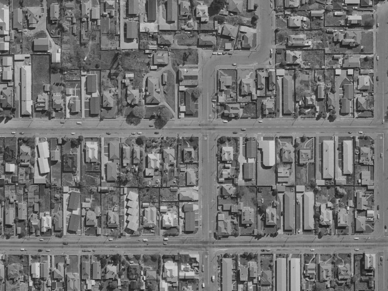 512 Gloucester Street from the air, 1970-1974