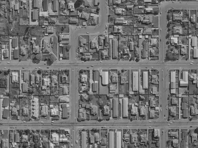 524 Gloucester Street from the air, 1970-1974