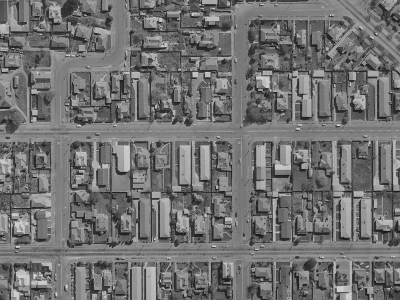 540 Gloucester Street from the air, 1970-1974