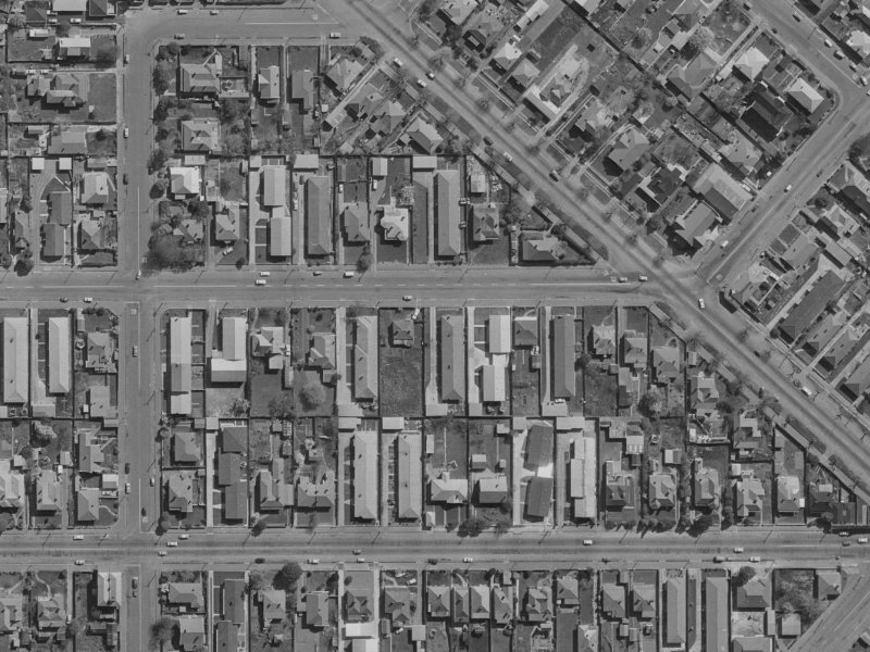 572 Gloucester Street from the air, 1970-1974