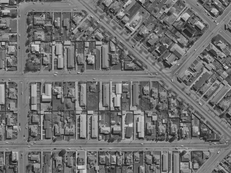 578 Gloucester Street from the air, 1970-1974
