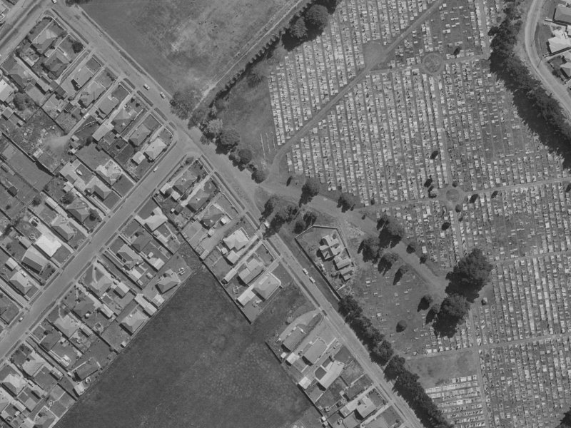 36 Butterfield Avenue from the air, 1970-1974