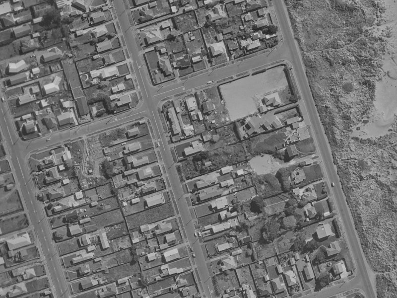 249 Pine Avenue from the air, 1970-1974