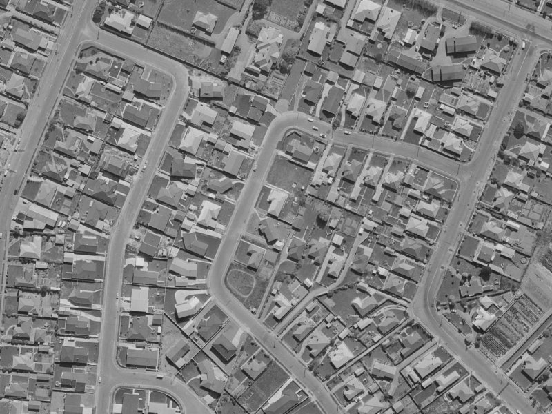 78 Colman Avenue from the air, 1970-1974