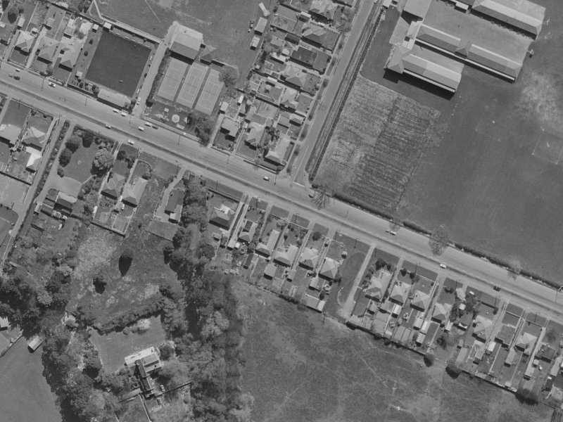 61 Yaldhurst Road from the air, 1970-1974