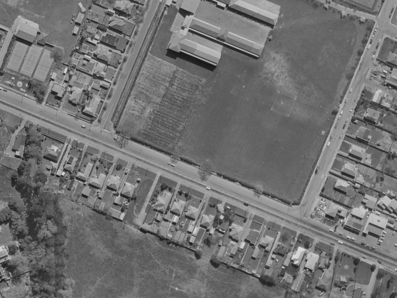 45 Yaldhurst Road from the air, 1970-1974