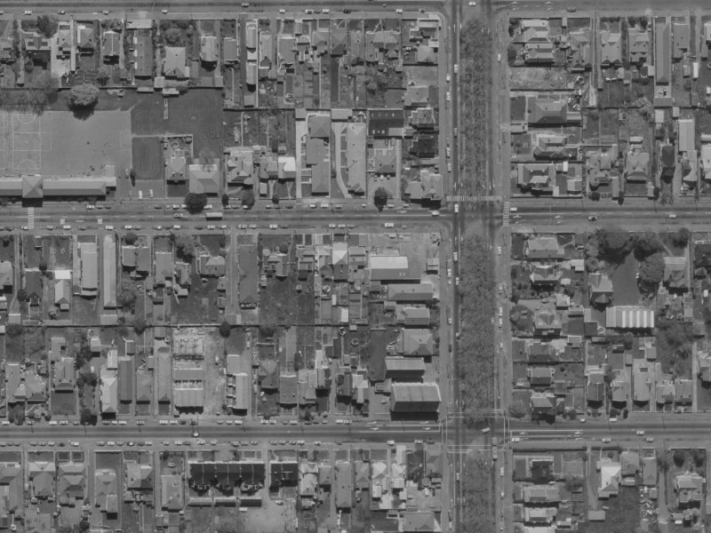 326 Gloucester Street from the air, 1970-1974