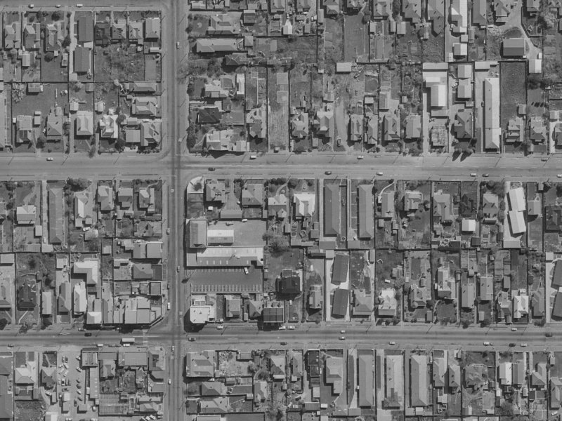 450 Gloucester Street from the air, 1970-1974