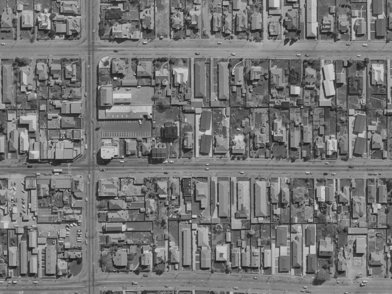 458 Gloucester Street from the air, 1970-1974
