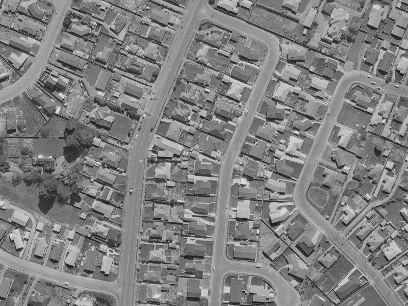 73 Gladson Avenue from the air, 1970-1974