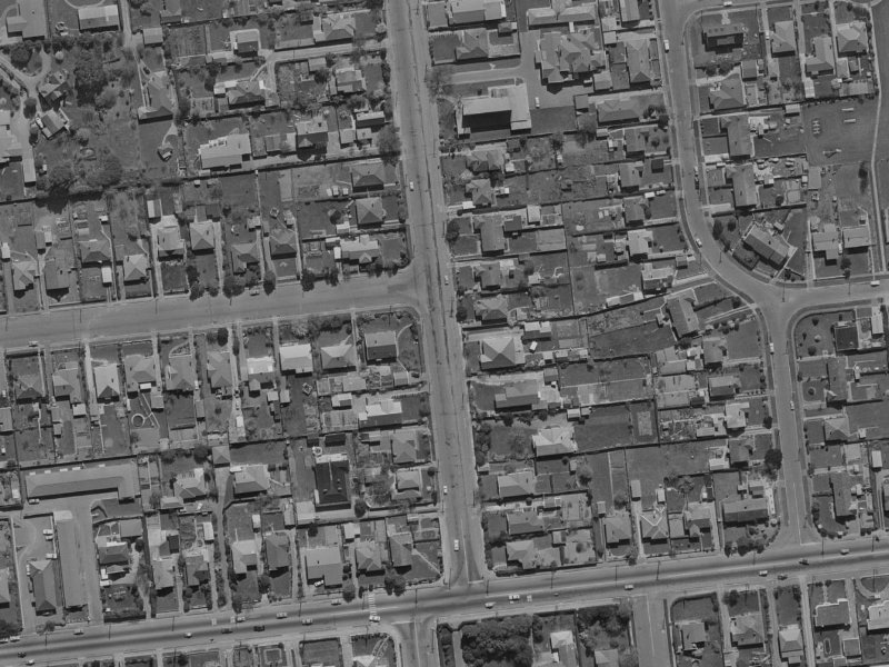 14 Ilam Road from the air, 1970-1974