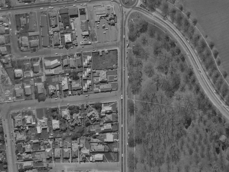 139 Deans Avenue from the air, 1970-1974