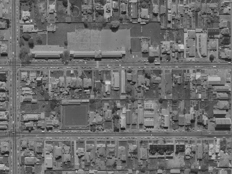 298 Gloucester Street from the air, 1970-1974