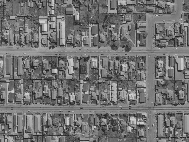 492B Gloucester Street from the air, 1970-1974