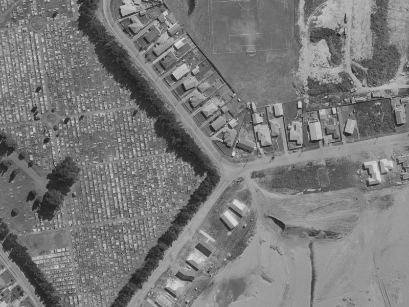136 McGregors Road from the air, 1970-1974