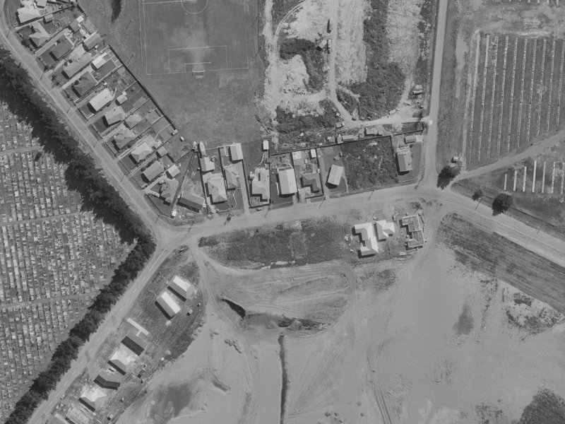 Ruru Road from the air, 1970-1974