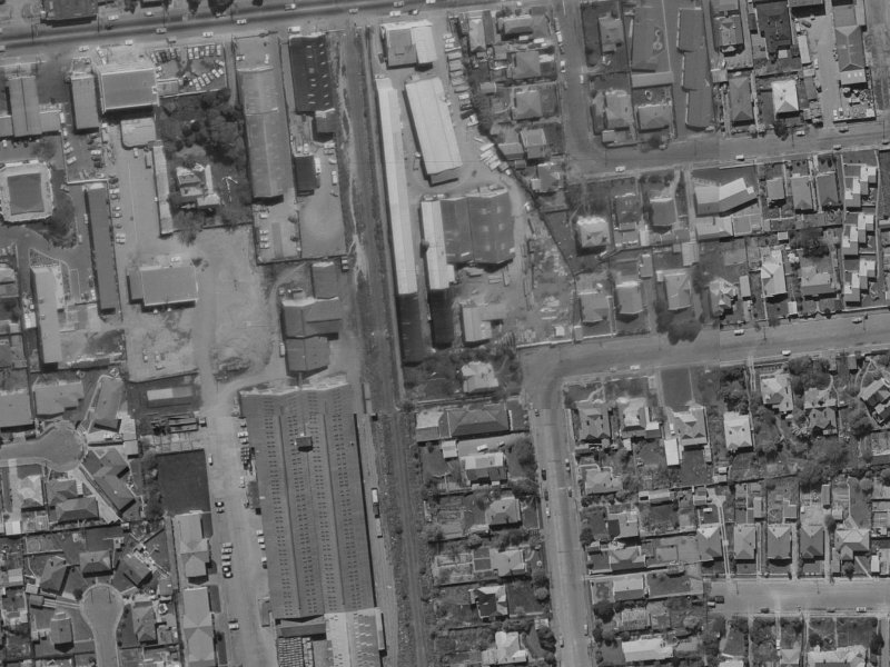 75 Brockworth Place from the air, 1970-1974
