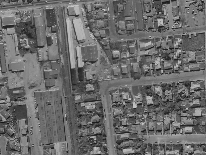 83 Brockworth Place from the air, 1970-1974