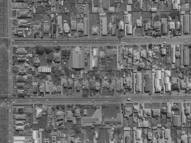 170C Fitzgerald Avenue from the air, 1970-1974