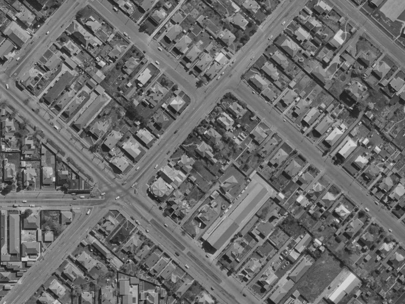 580 Worcester Street from the air, 1970-1974