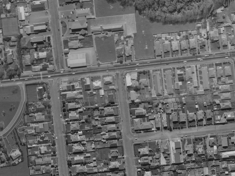 109 Wainui Street from the air, 1970-1974