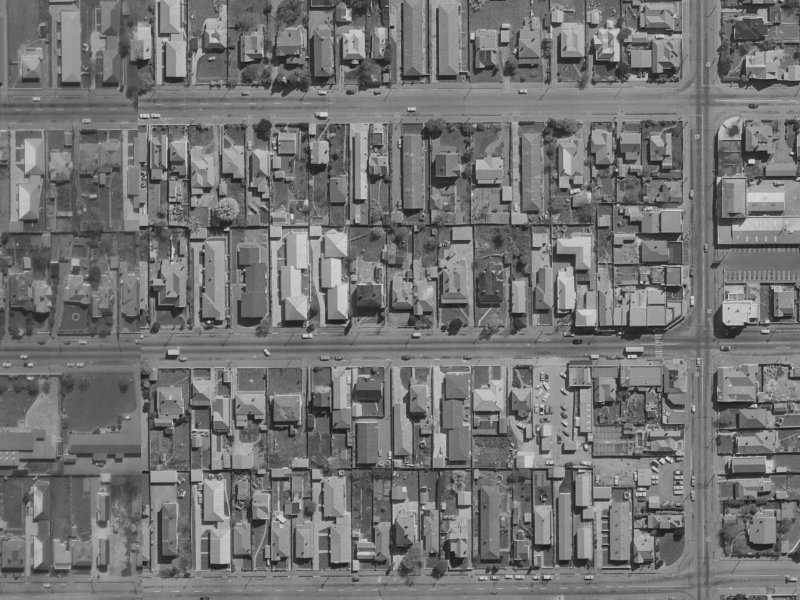 367 Worcester Street from the air, 1970-1974